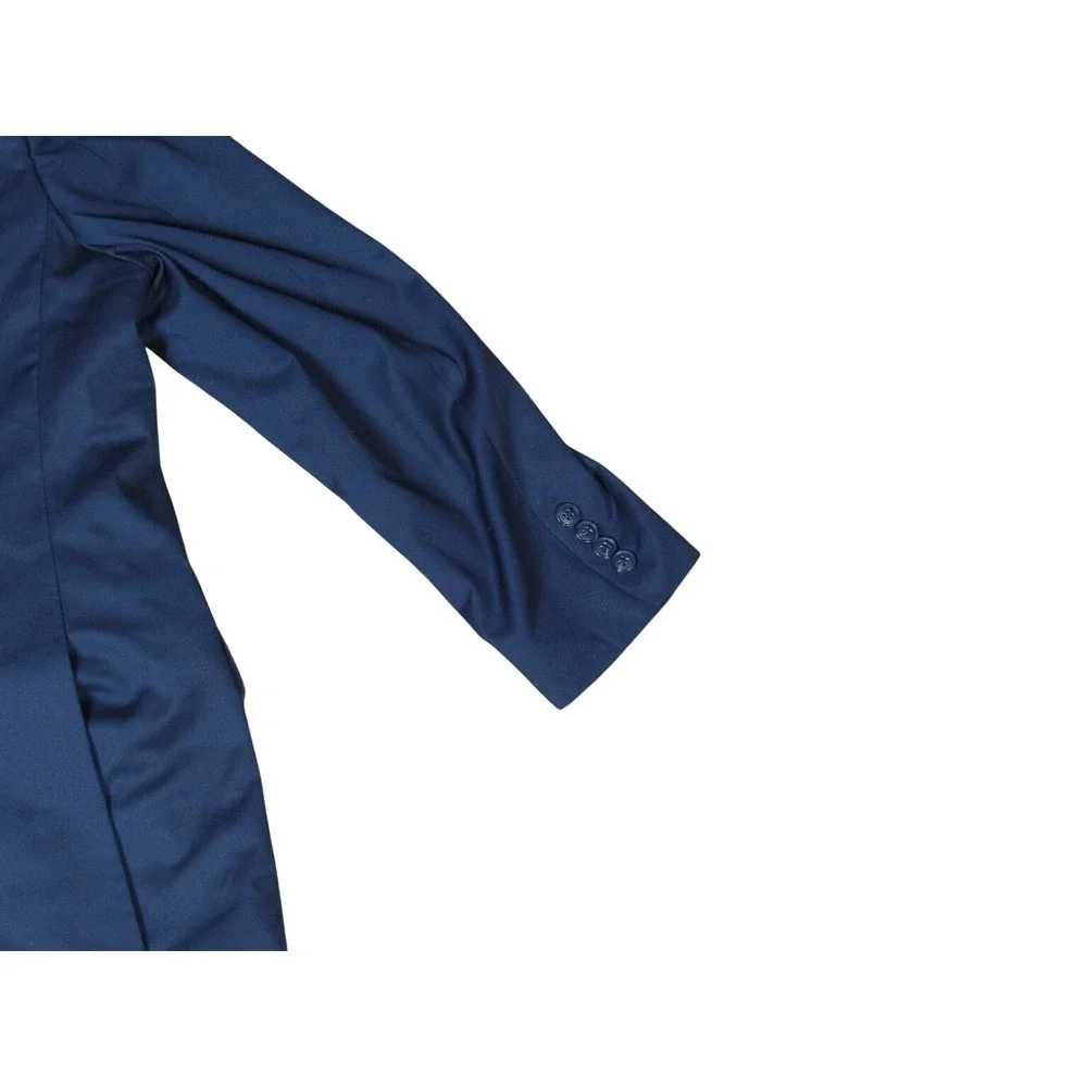 Banana Republic Men's Navy Blue Blazer Jacket Size 40R‎ Wool Blend